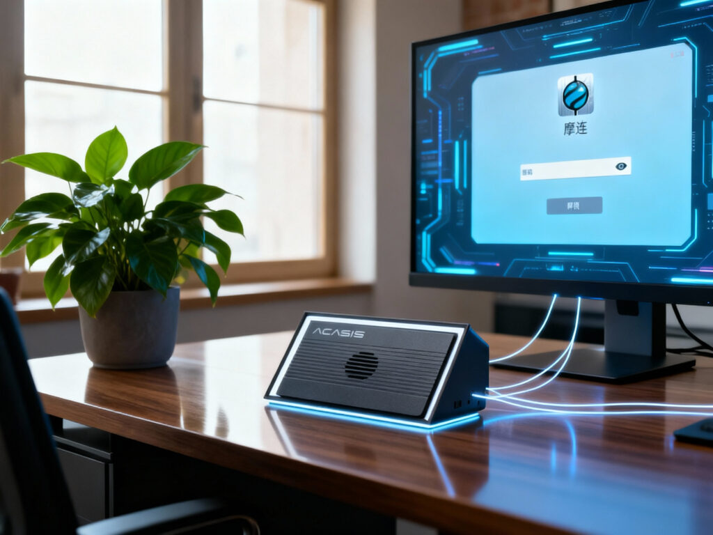 阿卡西斯雷电移动硬盘+摩连