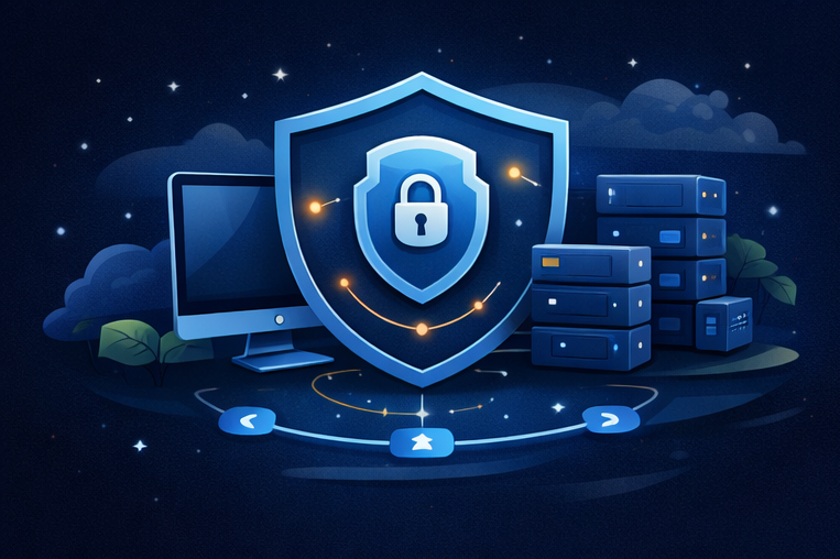 电脑作为摩连的私有加密云服务器，可在局域网和远程安全访问文件